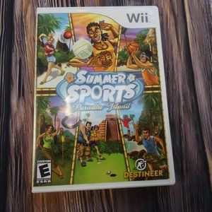 Wii Summer Sports Paradise Island Game